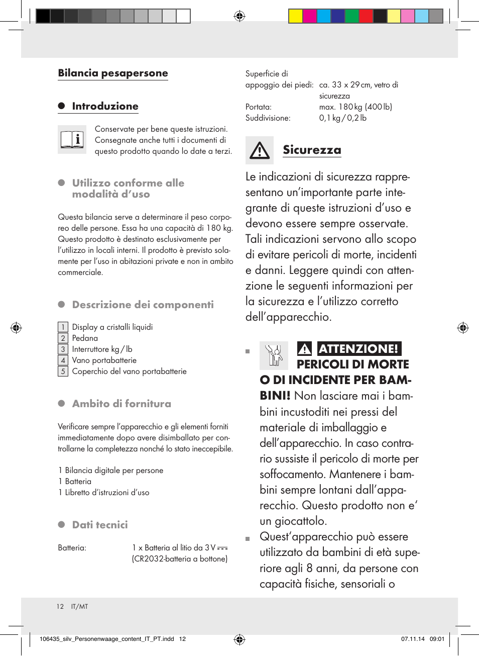 Silvercrest Z31912/Z31912A User Manual | Page 12 / 35