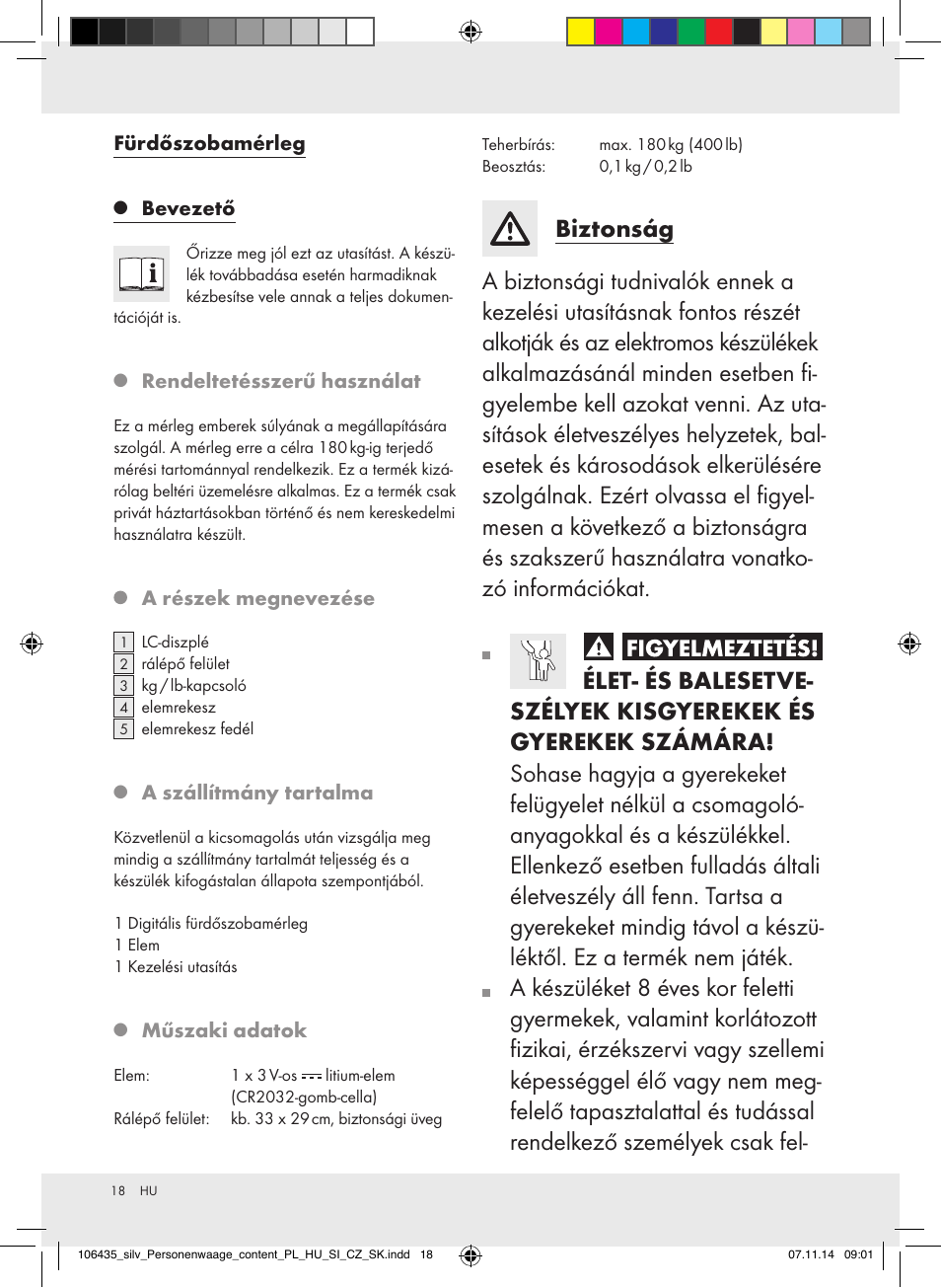 Silvercrest Z31912/Z31912A User Manual | Page 18 / 47