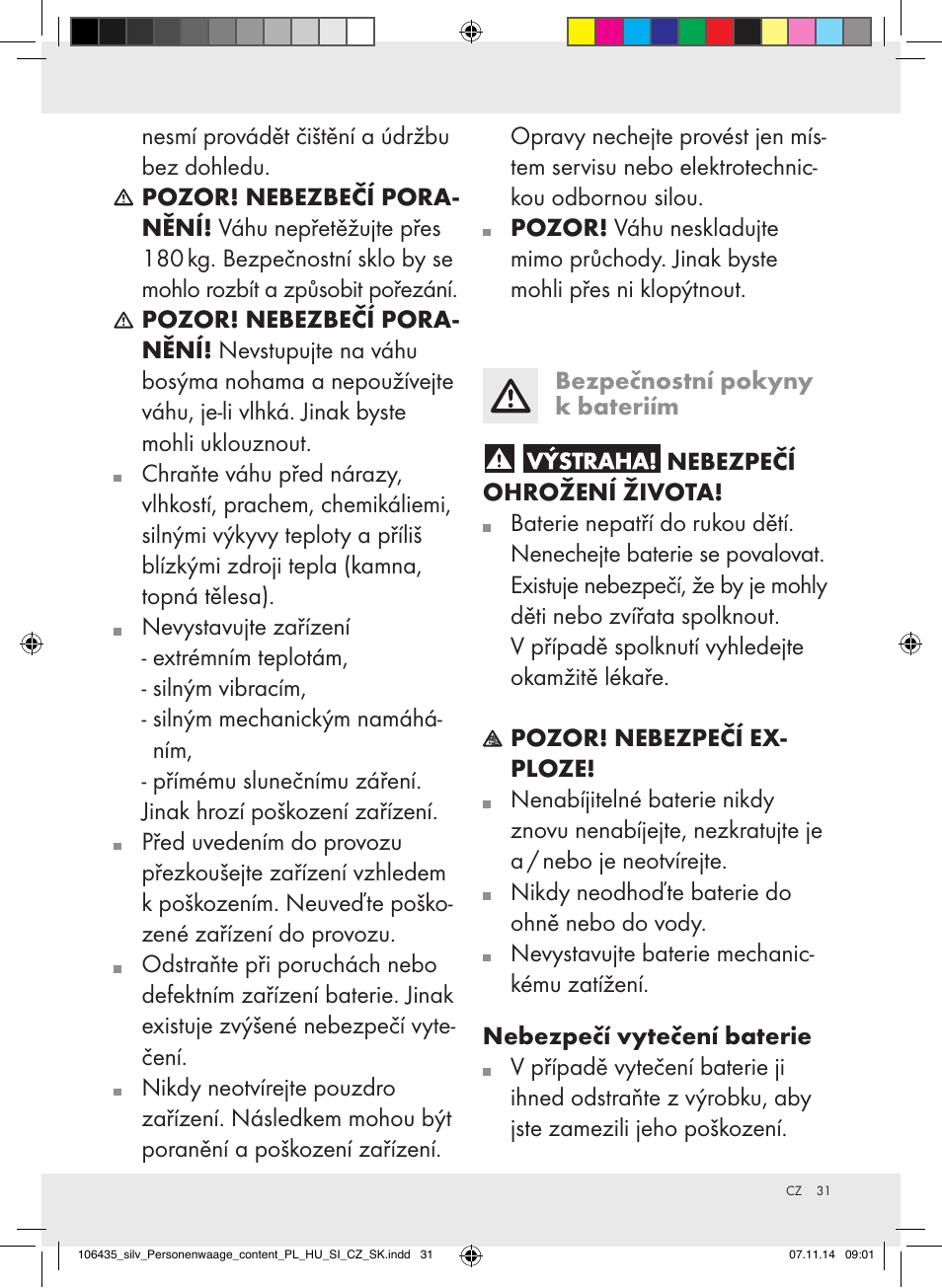 Silvercrest Z31912/Z31912A User Manual | Page 31 / 47