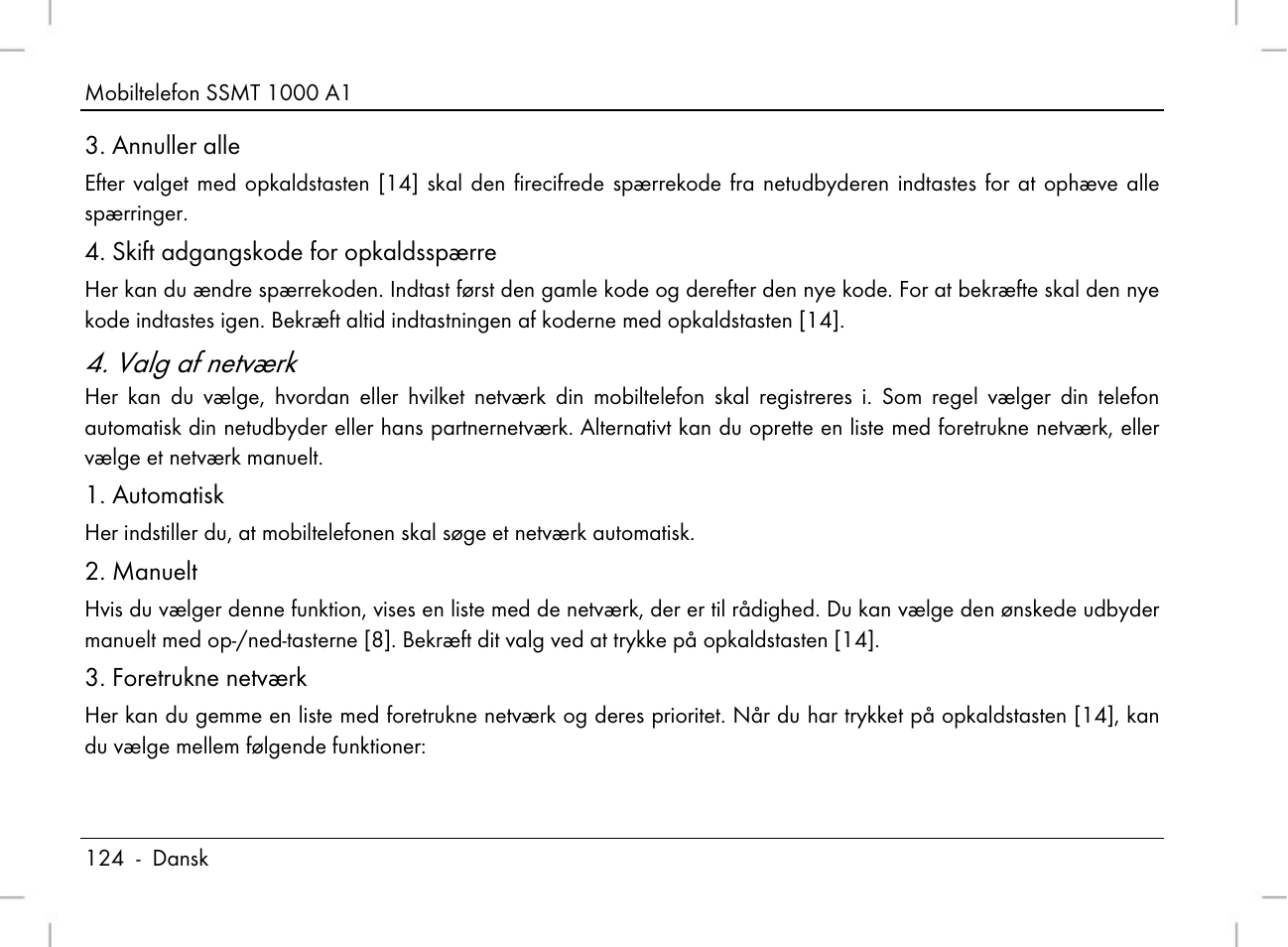 Valg af netværk | Silvercrest SSMT 1000 A1 User Manual | Page 126 / 136