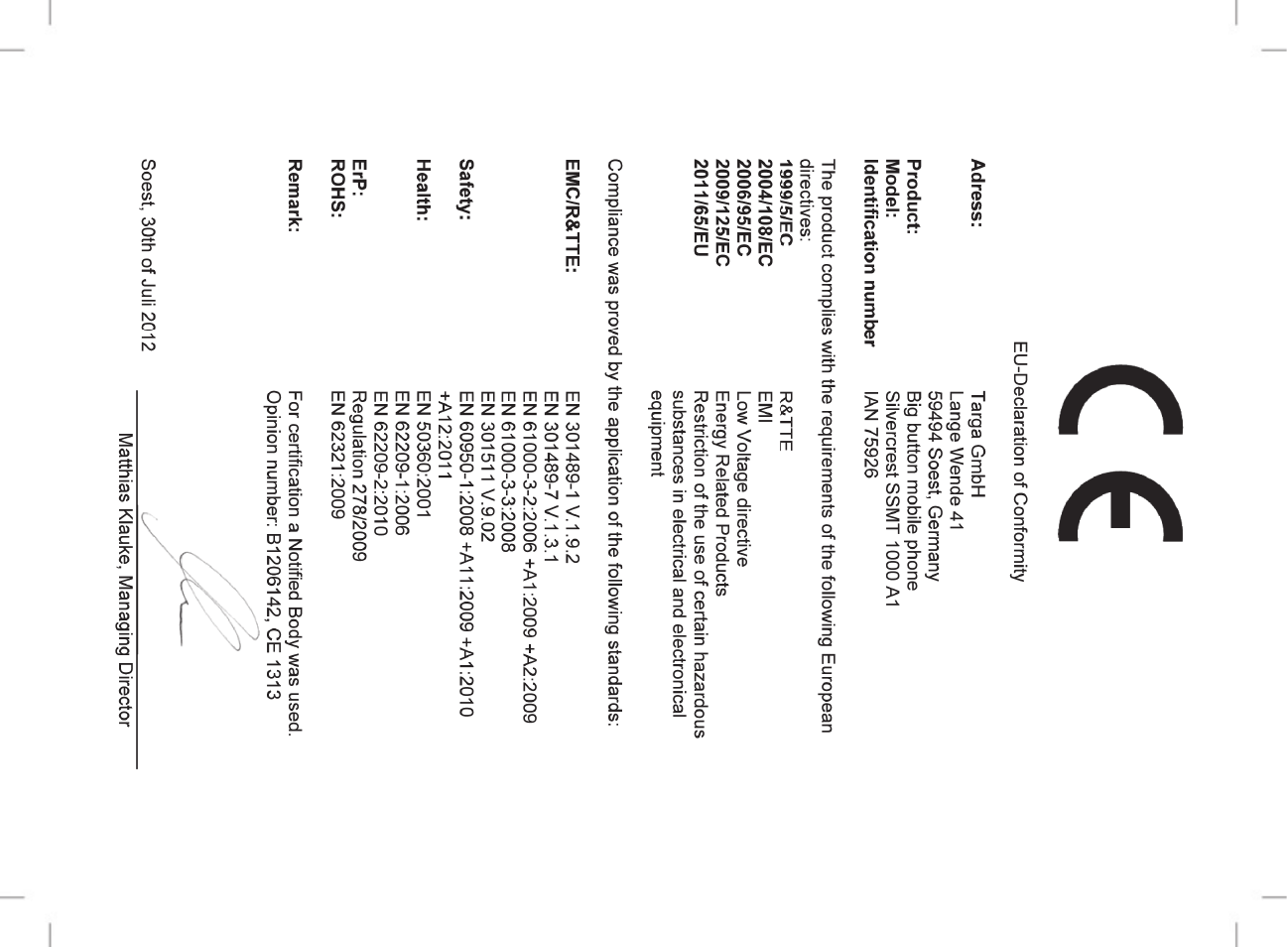 Silvercrest SSMT 1000 A1 User Manual | Page 136 / 136