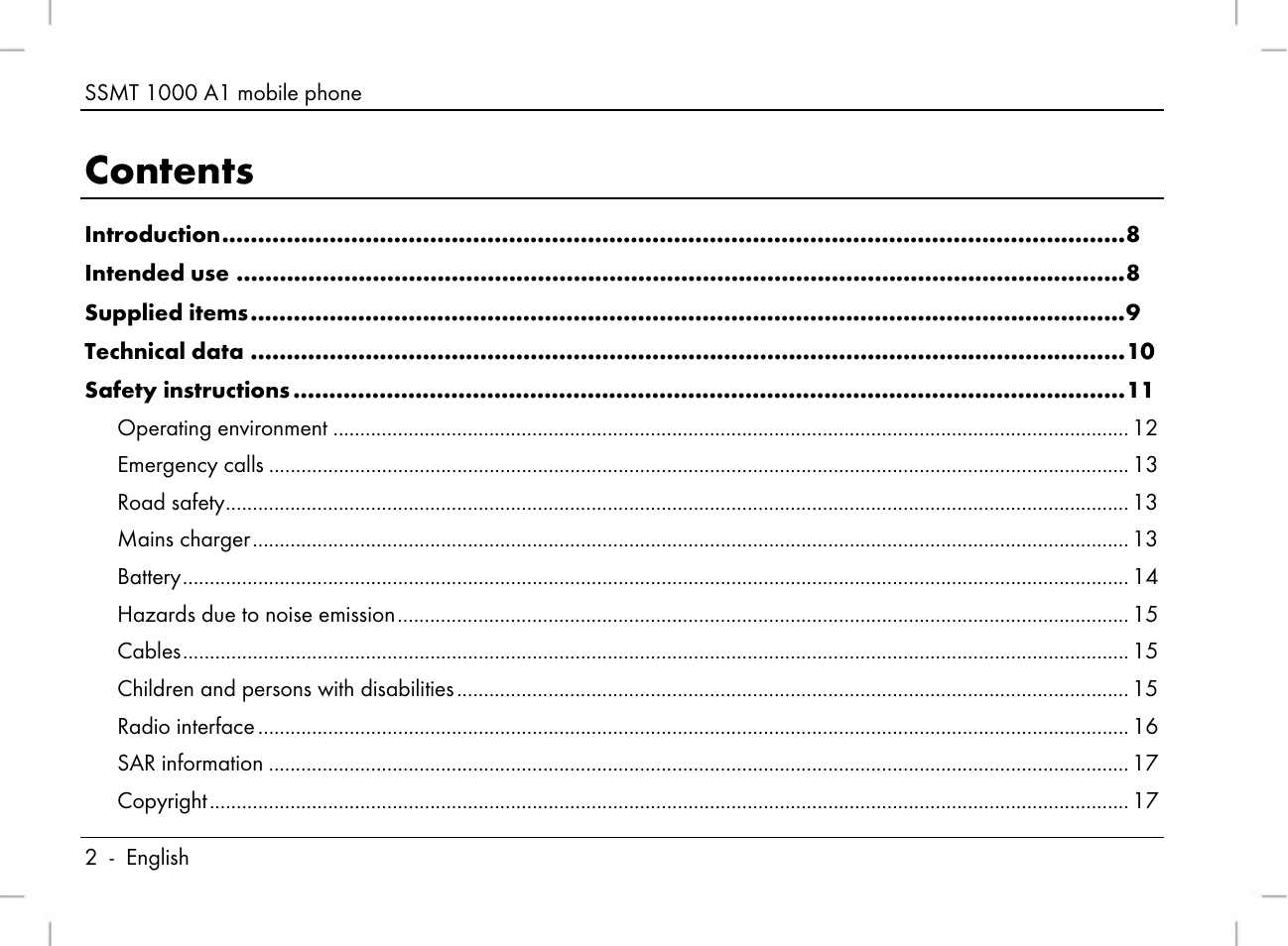 Silvercrest SSMT 1000 A1 User Manual | Page 4 / 136