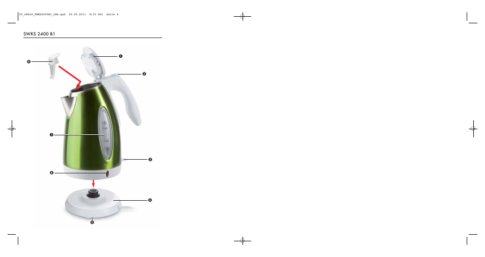 Silvercrest SWKS 2400 B1 User Manual | Page 2 / 43