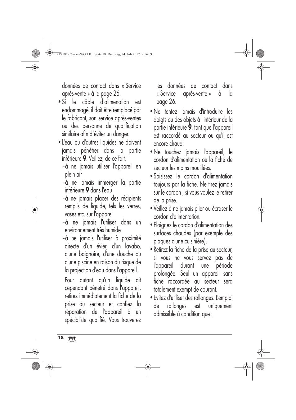 Silvercrest SZW 400 A1 User Manual | Page 20 / 66