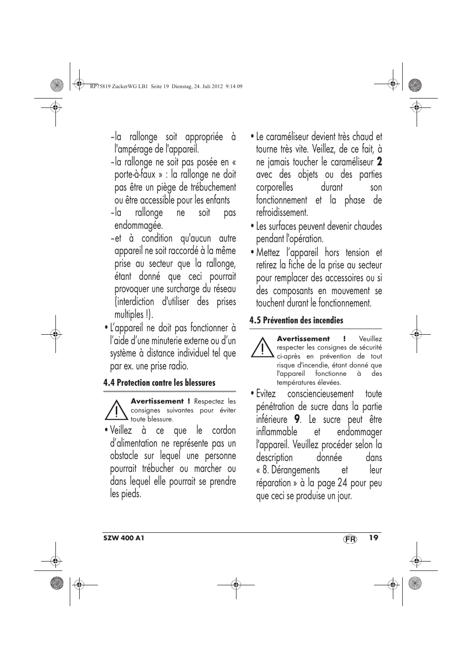 Silvercrest SZW 400 A1 User Manual | Page 21 / 66