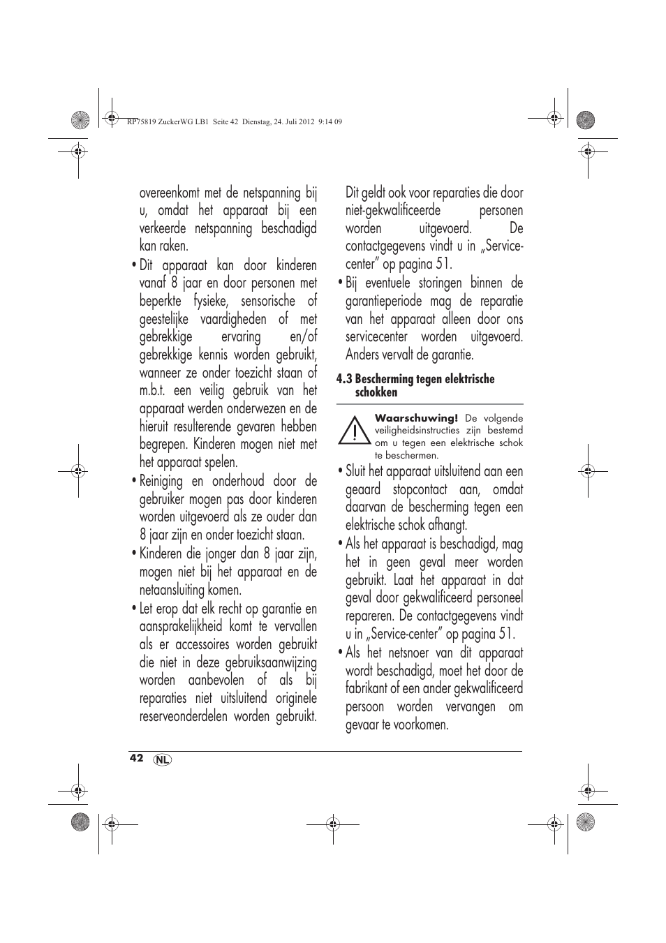 Silvercrest SZW 400 A1 User Manual | Page 44 / 66