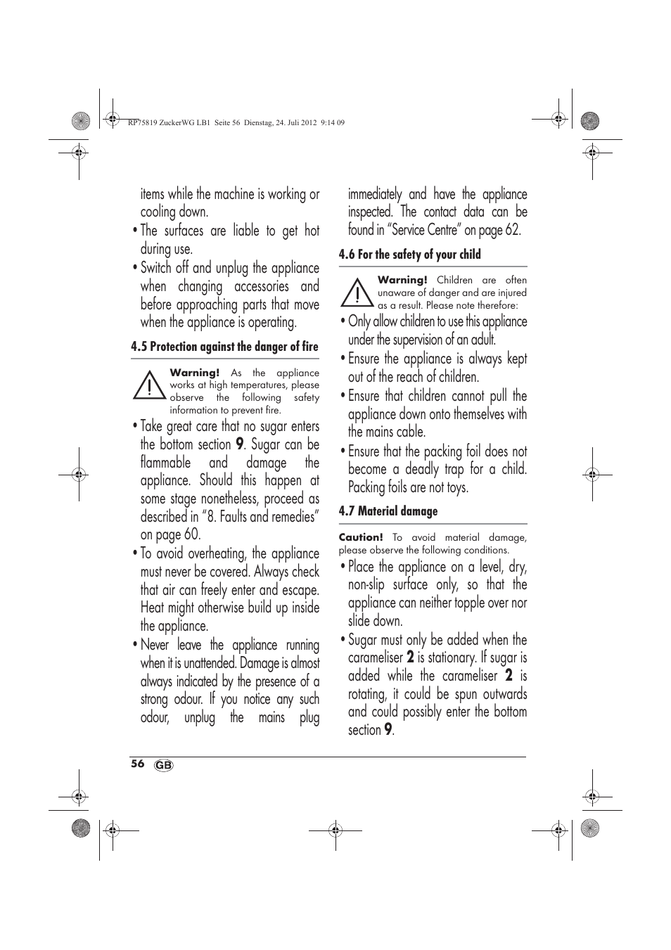 Silvercrest SZW 400 A1 User Manual | Page 58 / 66