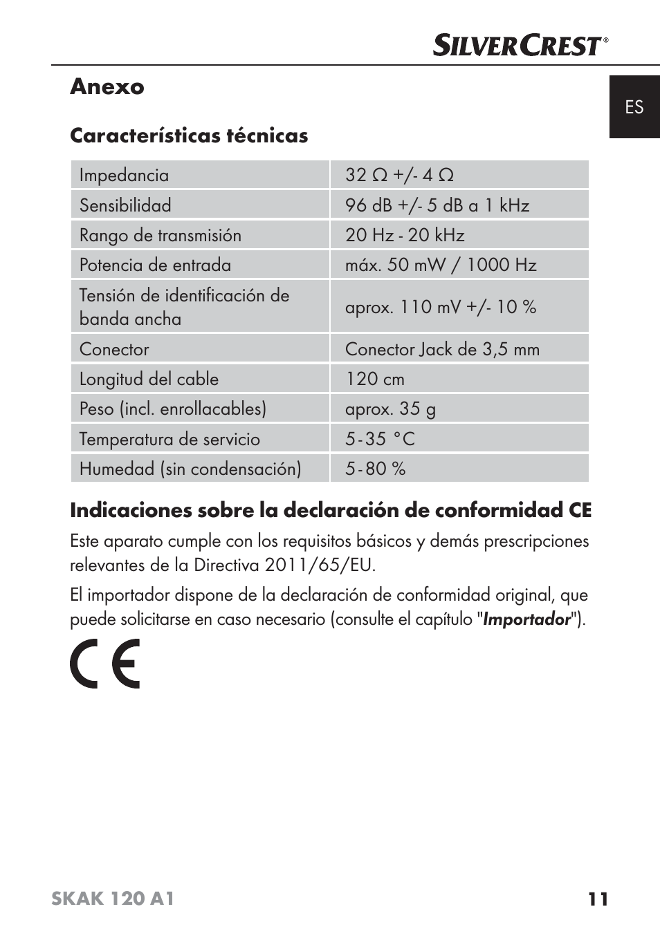 Anexo | Silvercrest SKAK 120 A1 User Manual | Page 14 / 59