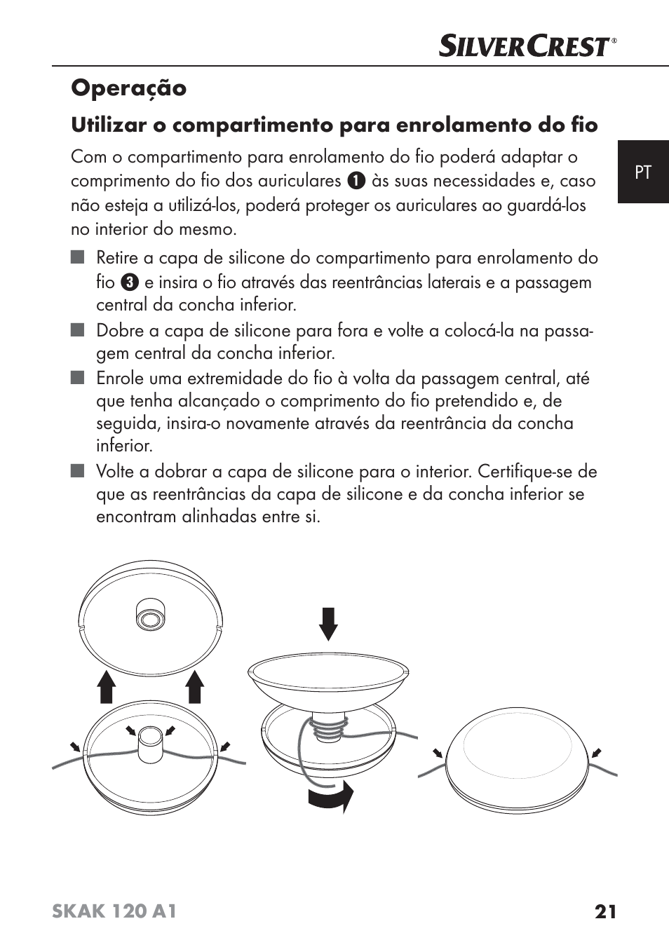Operação | Silvercrest SKAK 120 A1 User Manual | Page 24 / 59