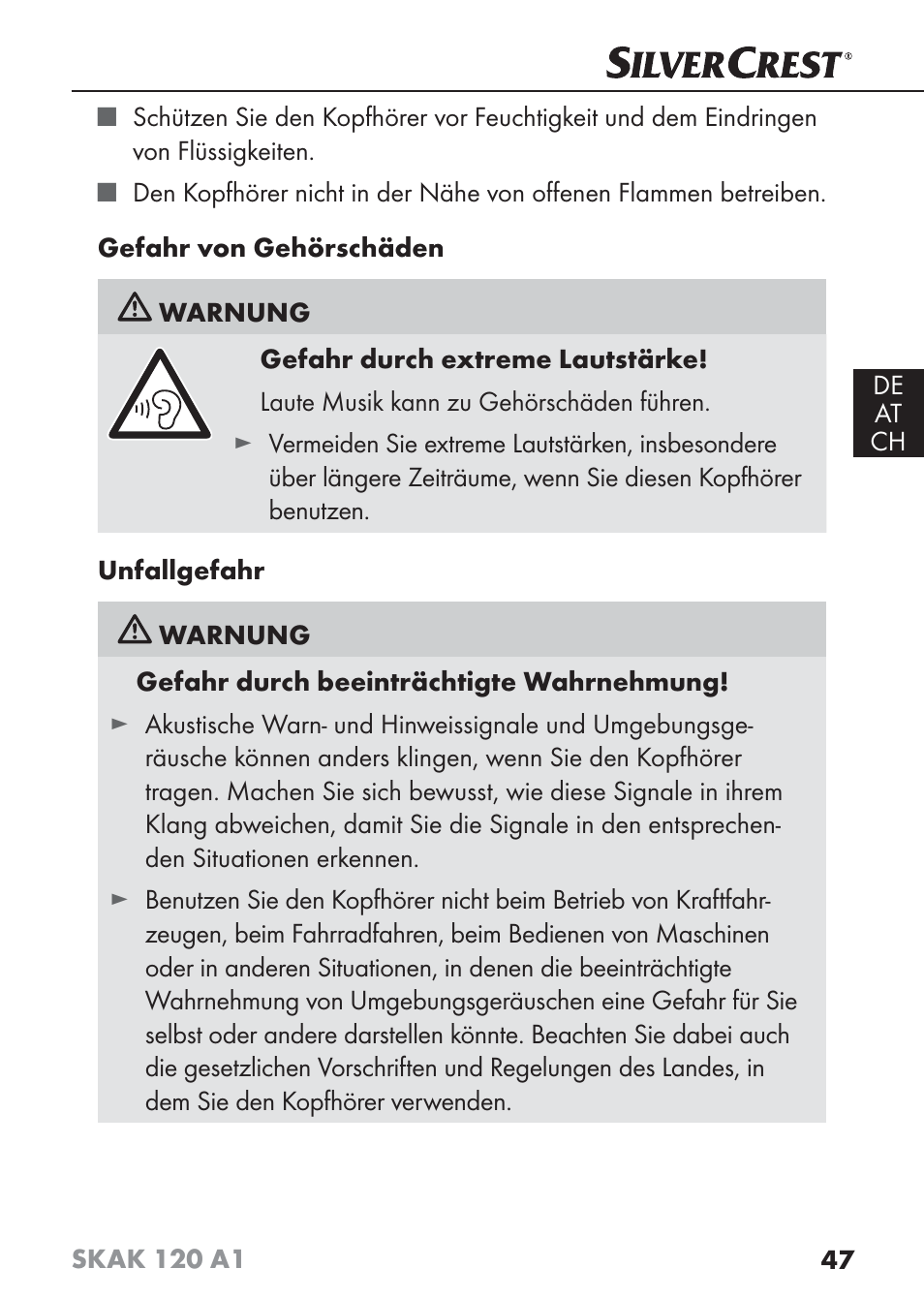 Silvercrest SKAK 120 A1 User Manual | Page 50 / 59