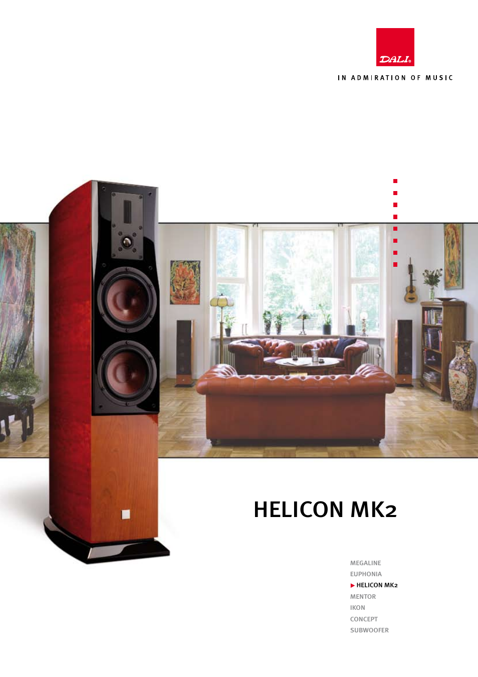 DALI Loudspeakers HELICON MK2 User Manual | 16 pages