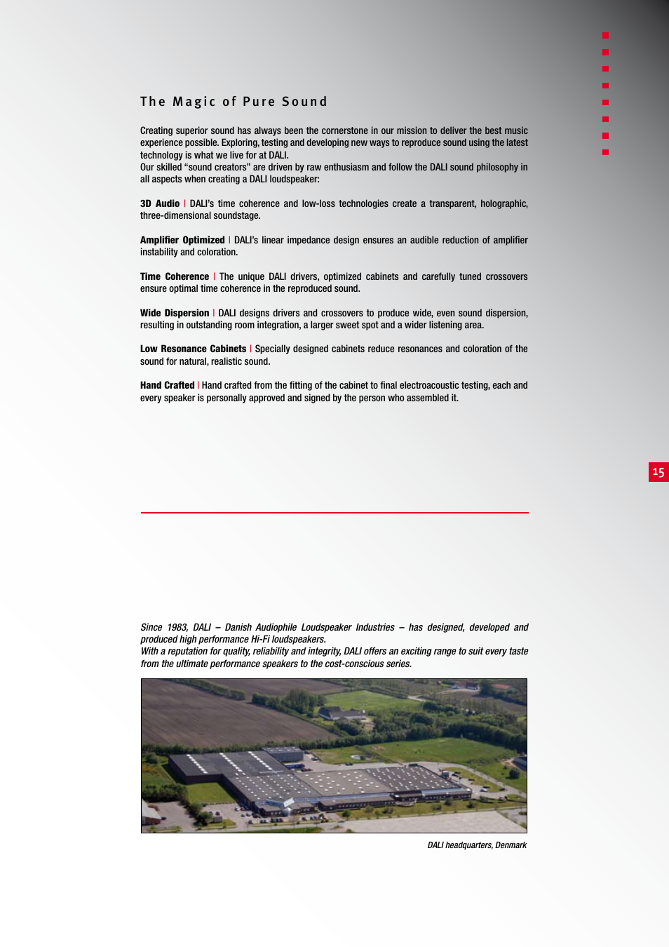 DALI Loudspeakers HELICON MK2 User Manual | Page 15 / 16