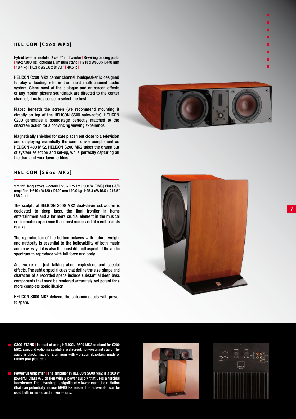 DALI Loudspeakers HELICON MK2 User Manual | Page 7 / 16