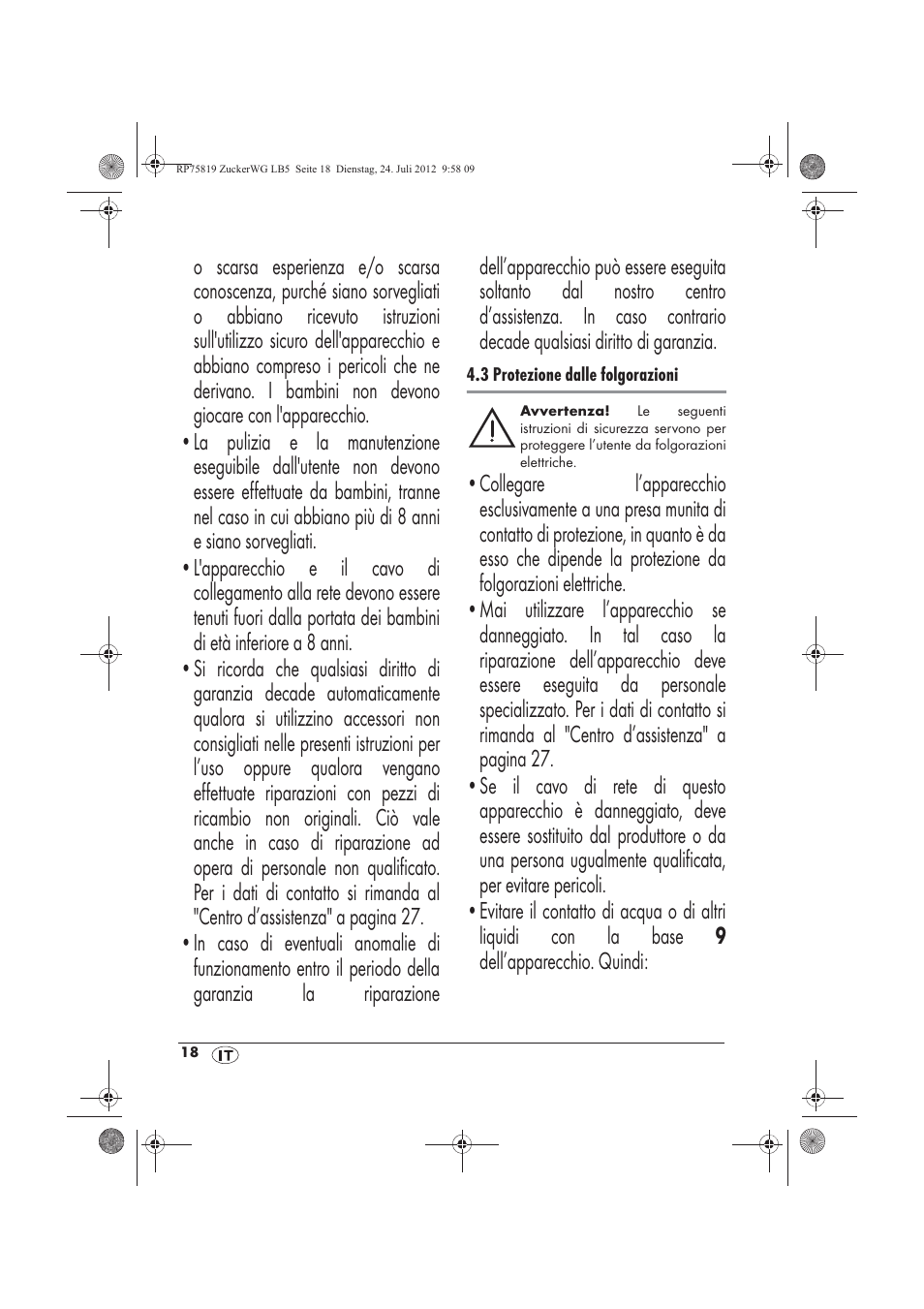 Silvercrest SZW 400 A1 User Manual | Page 20 / 66