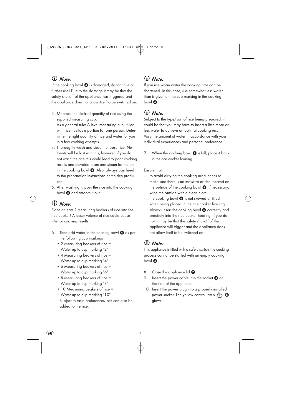 Silvercrest SRK 700 A1 User Manual | Page 6 / 18