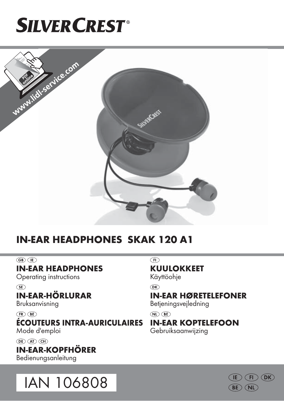 Silvercrest SKAK 120 A1 User Manual | 101 pages