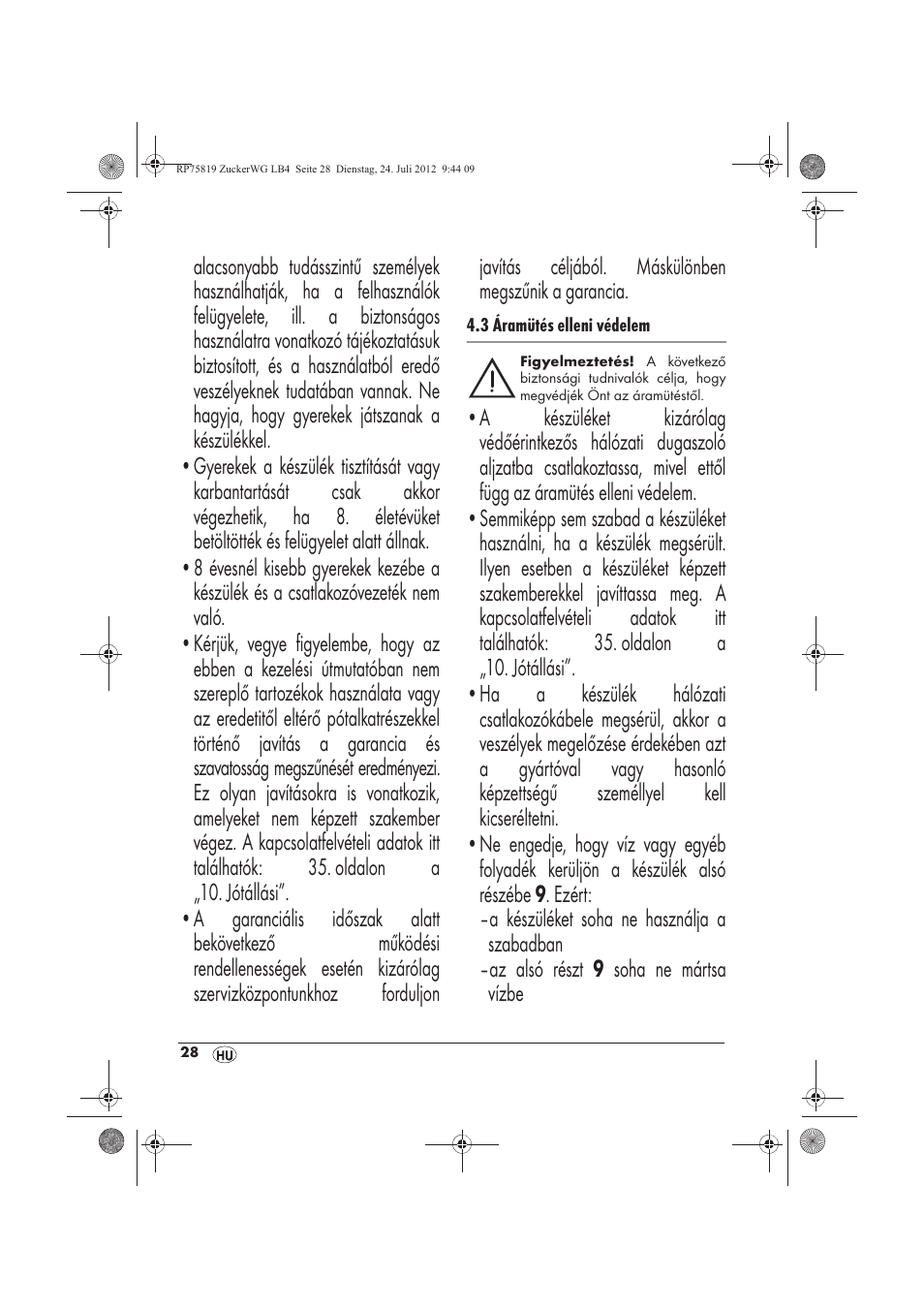 Silvercrest SZW 400 A1 User Manual | Page 30 / 86