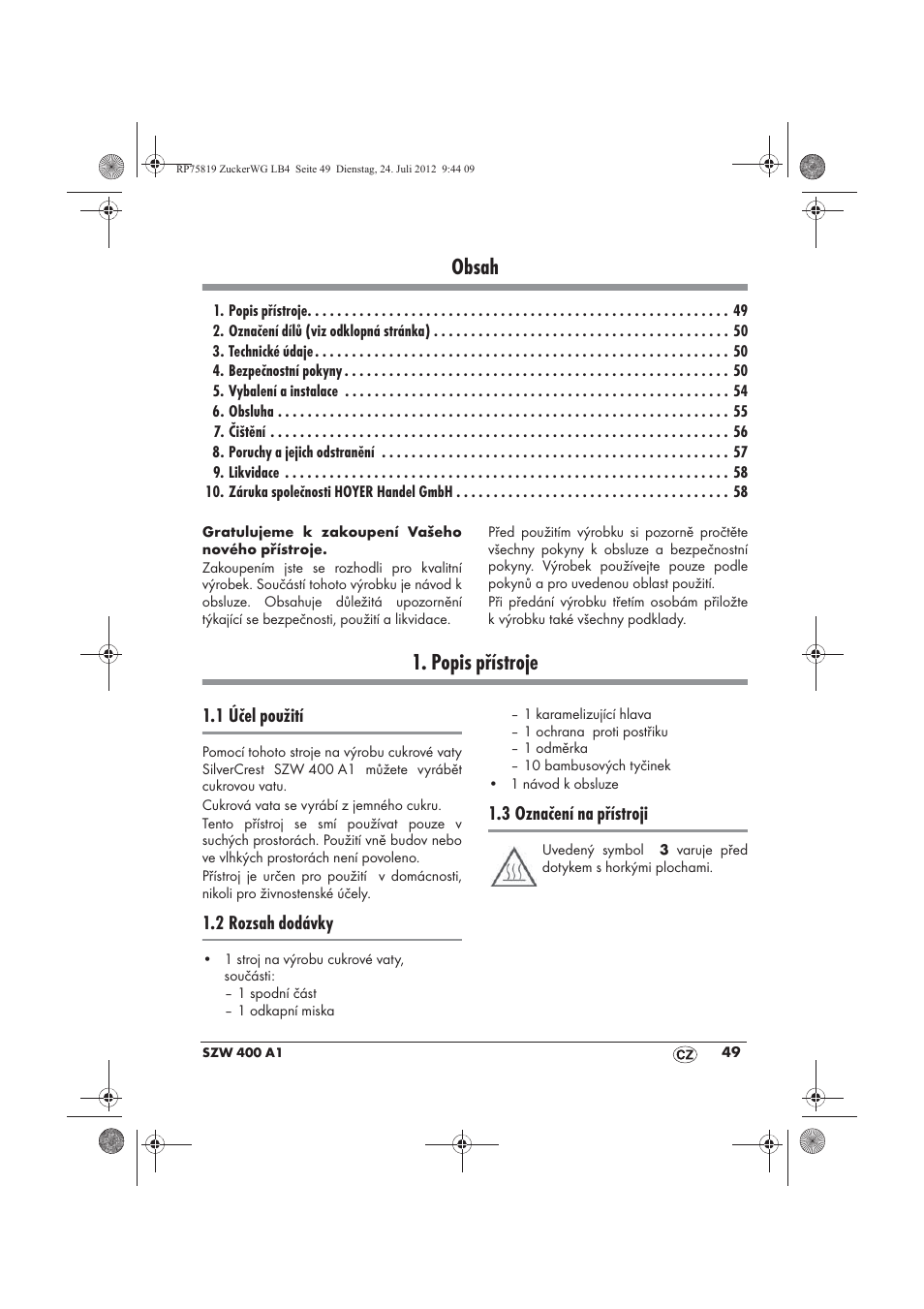 Silvercrest SZW 400 A1 User Manual | Page 51 / 86