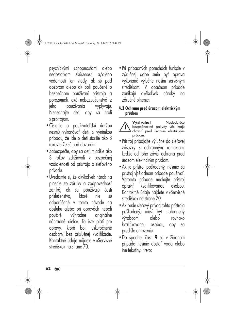 Silvercrest SZW 400 A1 User Manual | Page 64 / 86