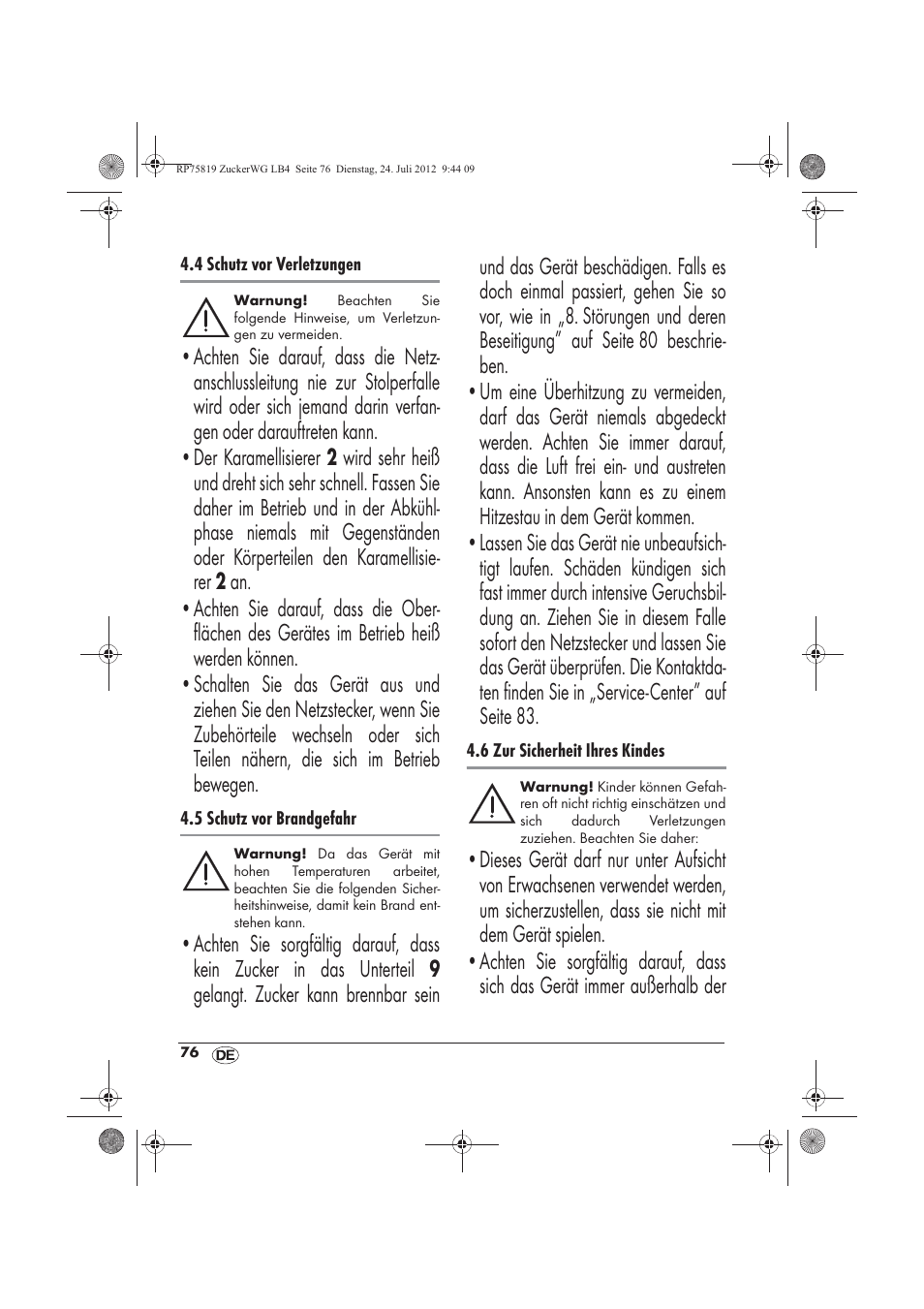 Silvercrest SZW 400 A1 User Manual | Page 78 / 86