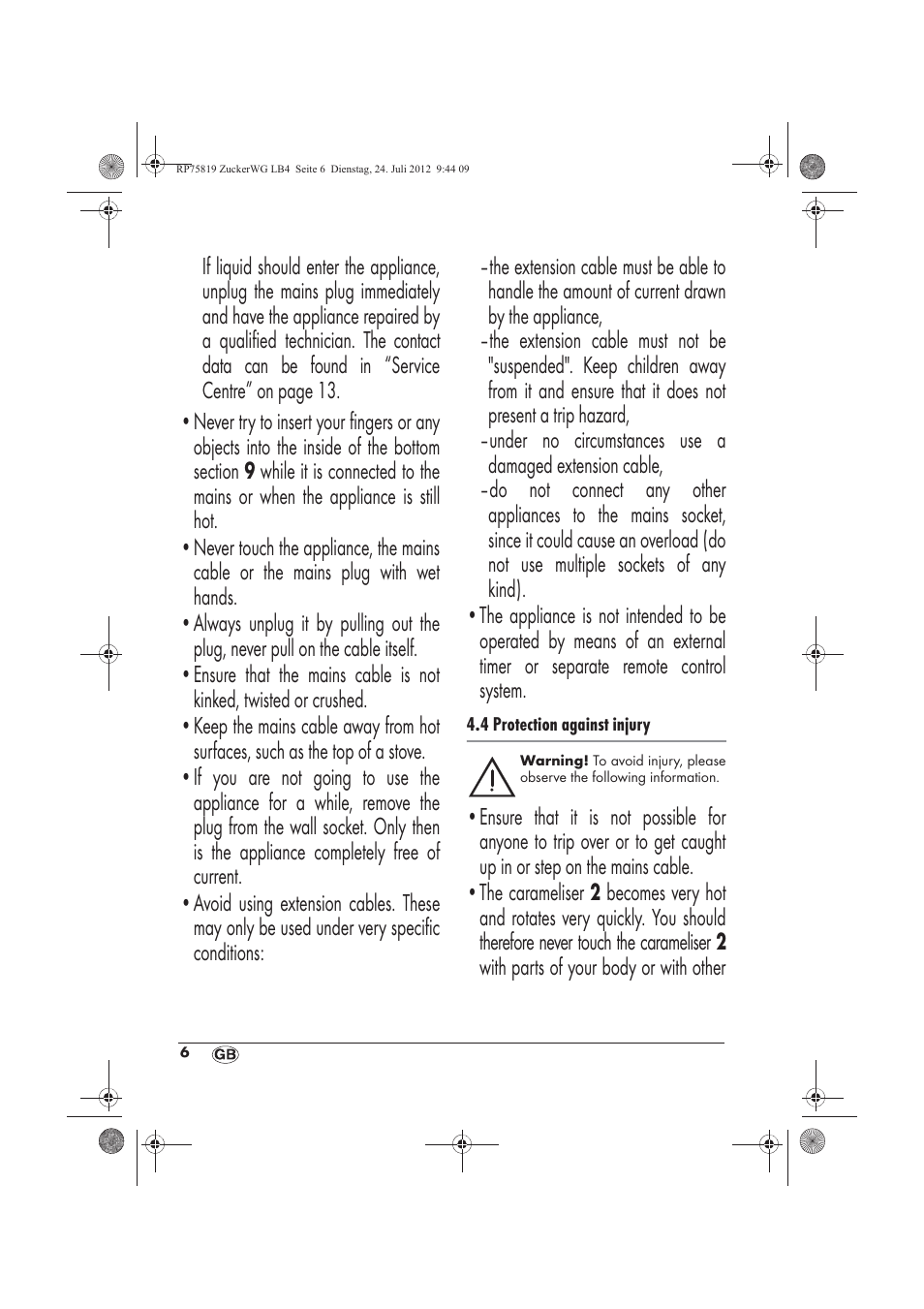 Silvercrest SZW 400 A1 User Manual | Page 8 / 86