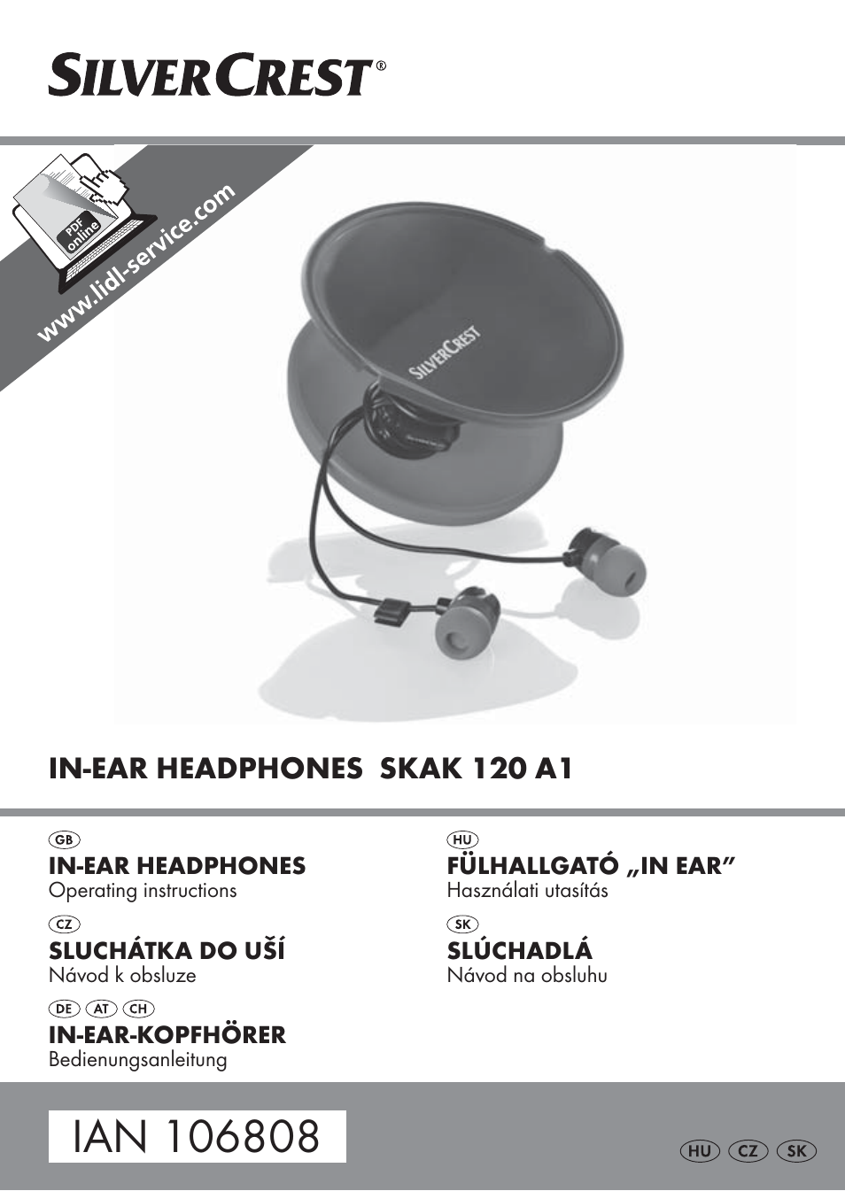 Silvercrest SKAK 120 A1 User Manual | 73 pages