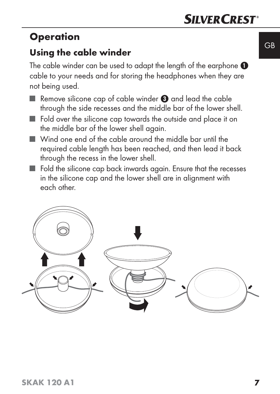 Operation | Silvercrest SKAK 120 A1 User Manual | Page 10 / 73