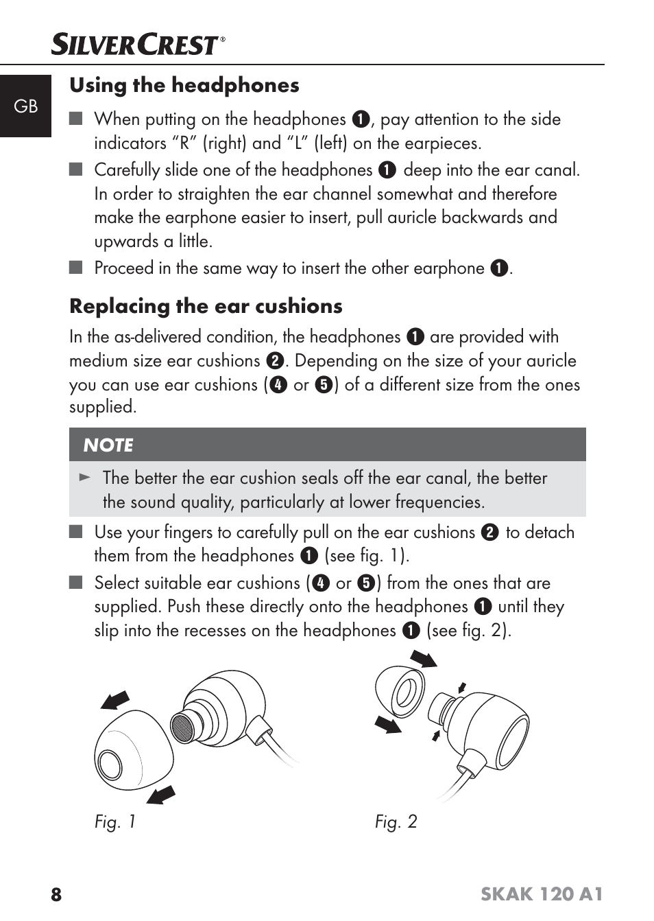 Silvercrest SKAK 120 A1 User Manual | Page 11 / 73