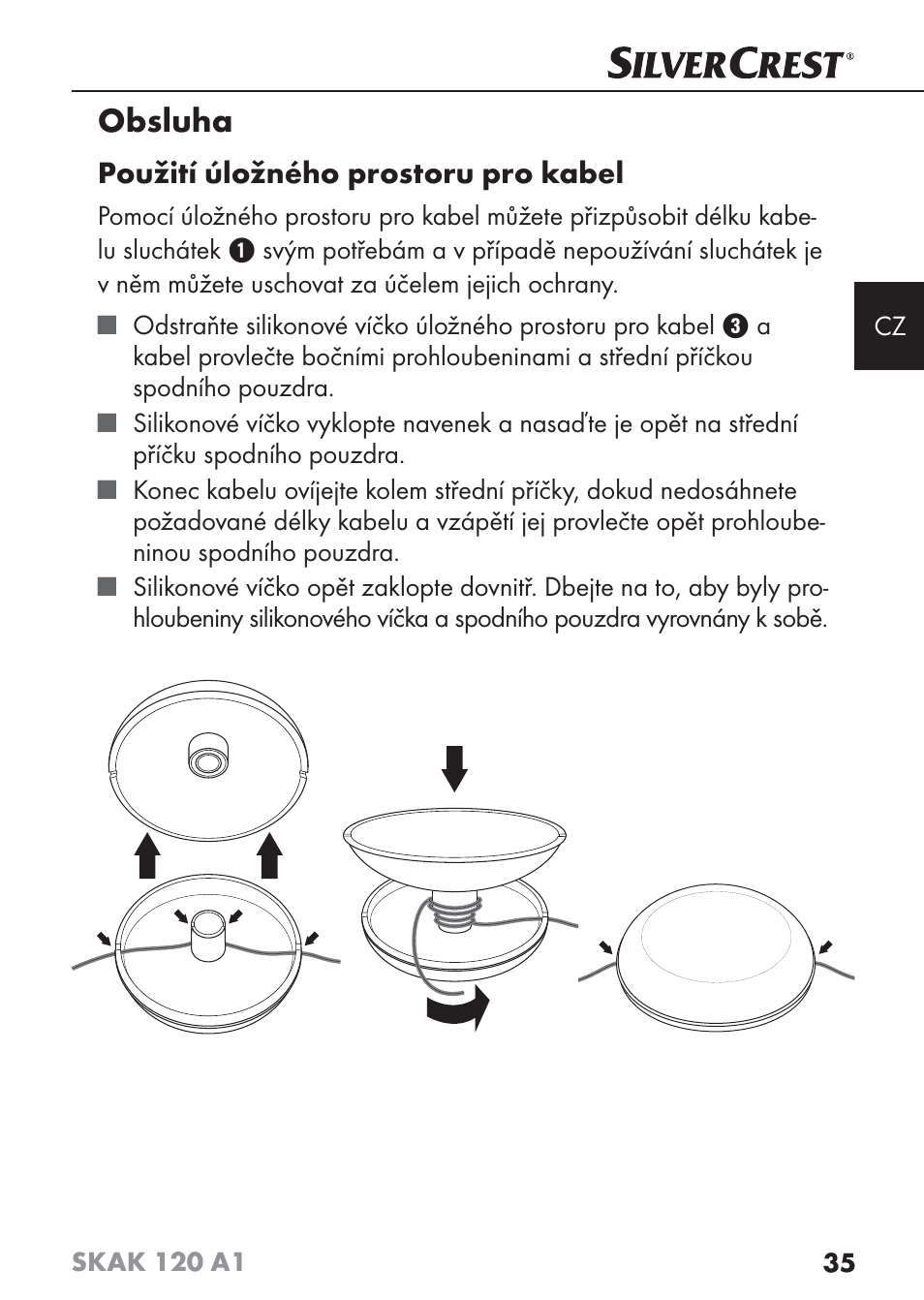 Obsluha | Silvercrest SKAK 120 A1 User Manual | Page 38 / 73