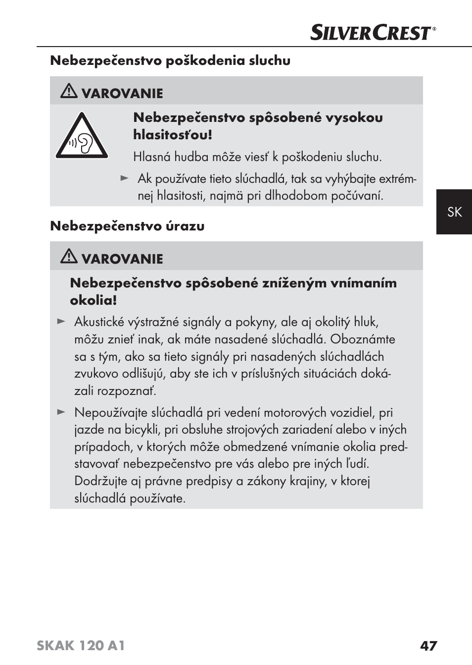 Silvercrest SKAK 120 A1 User Manual | Page 50 / 73