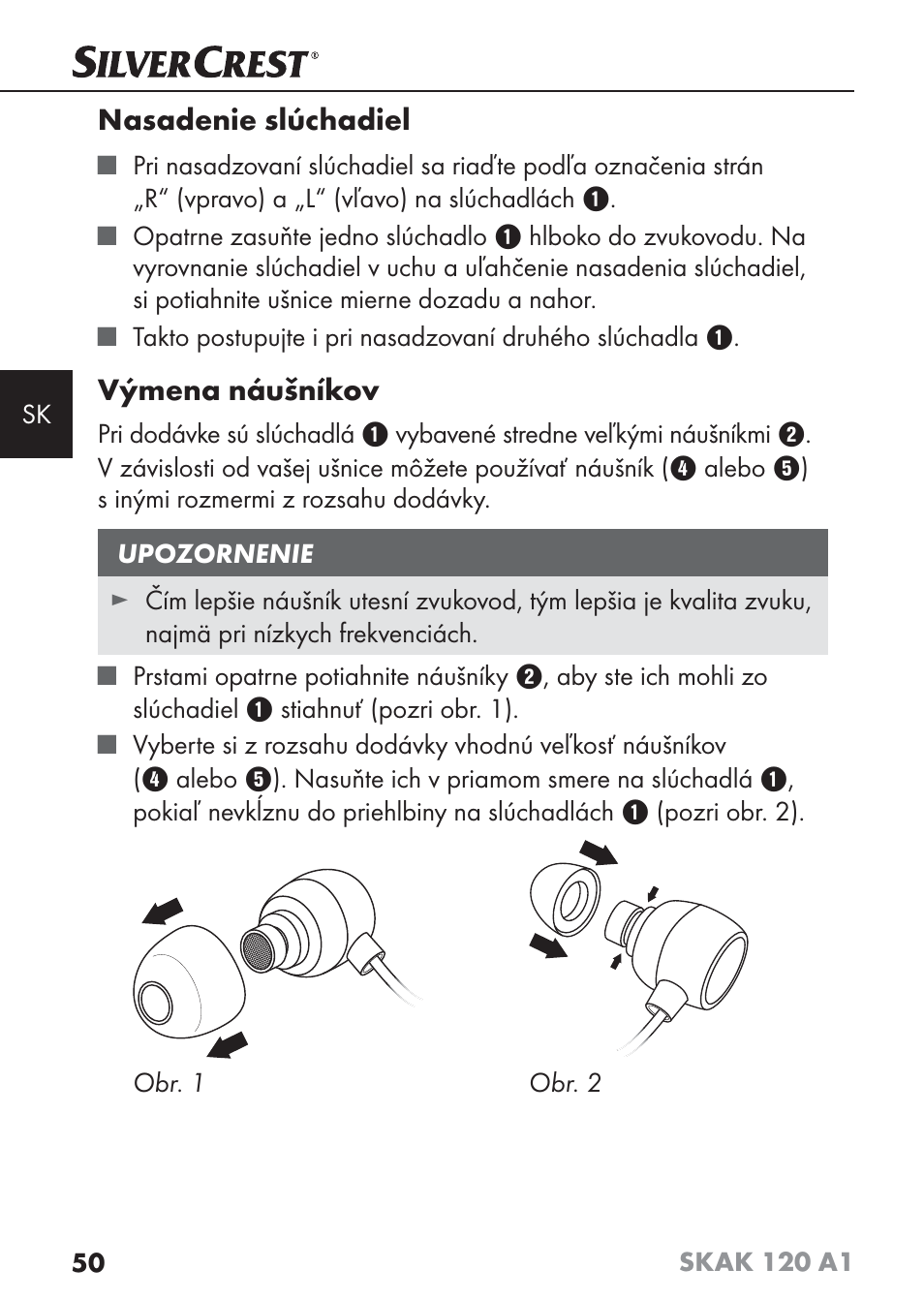 Silvercrest SKAK 120 A1 User Manual | Page 53 / 73