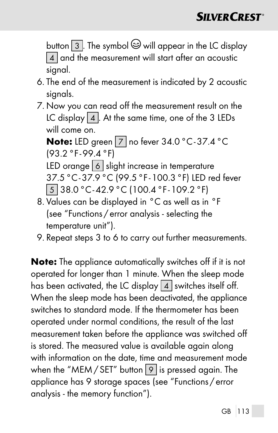 Silvercrest SSOT 6 B2 User Manual | Page 113 / 125