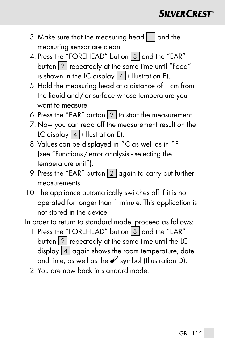 Silvercrest SSOT 6 B2 User Manual | Page 115 / 125