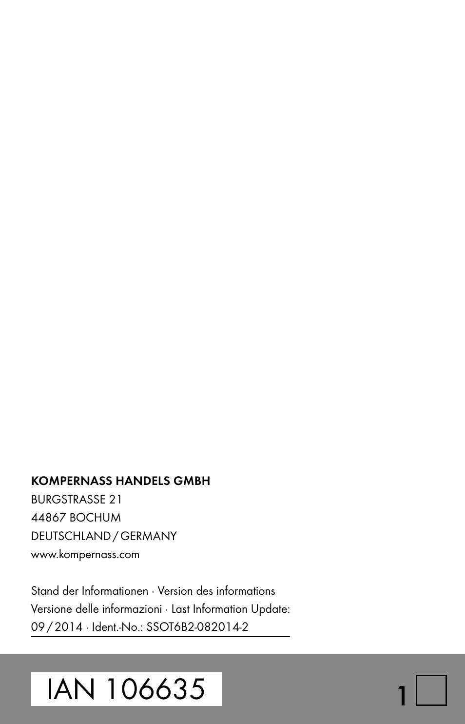 Silvercrest SSOT 6 B2 User Manual | Page 125 / 125