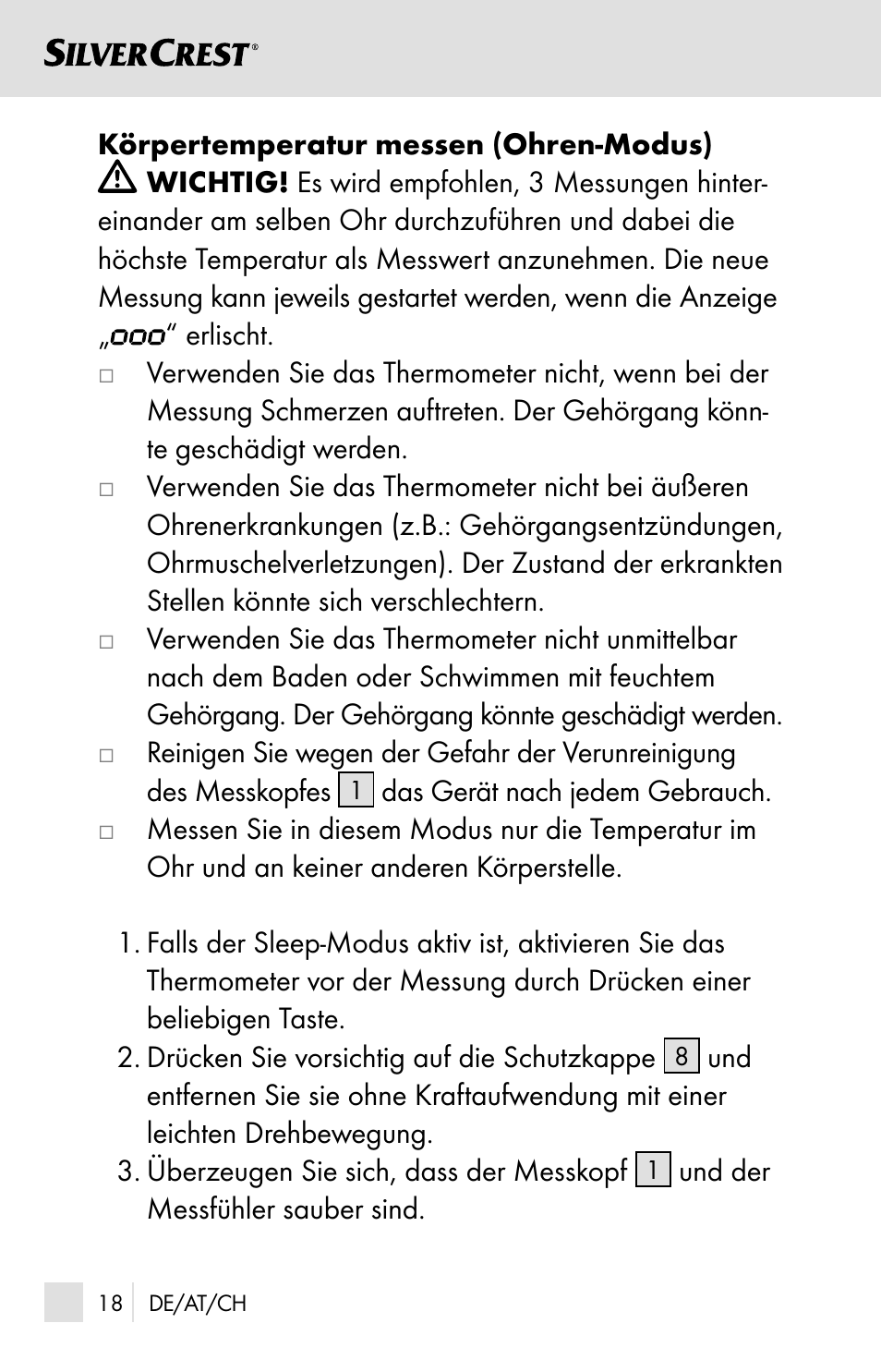 Silvercrest SSOT 6 B2 User Manual | Page 18 / 125