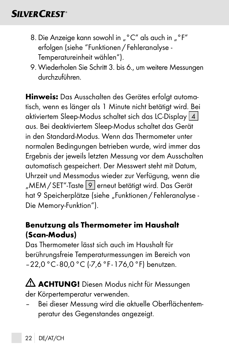 Silvercrest SSOT 6 B2 User Manual | Page 22 / 125