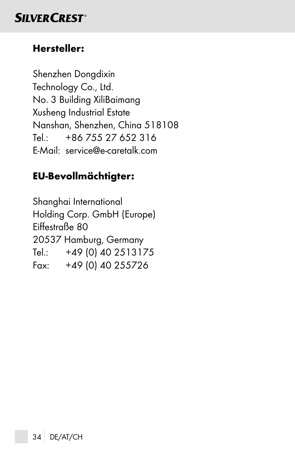 Silvercrest SSOT 6 B2 User Manual | Page 34 / 125