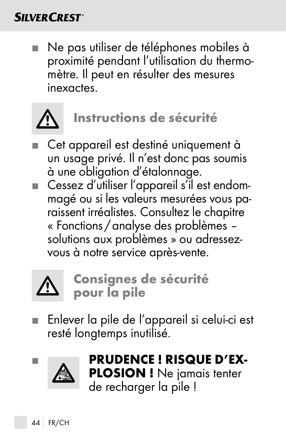 Silvercrest SSOT 6 B2 User Manual | Page 44 / 125