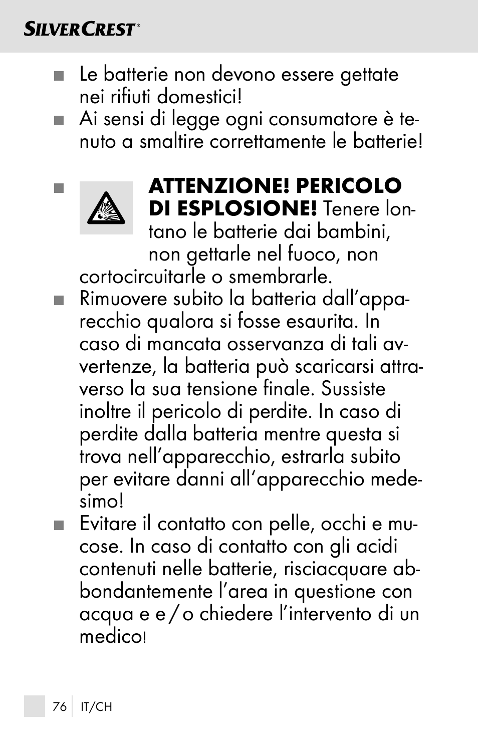 Silvercrest SSOT 6 B2 User Manual | Page 76 / 125