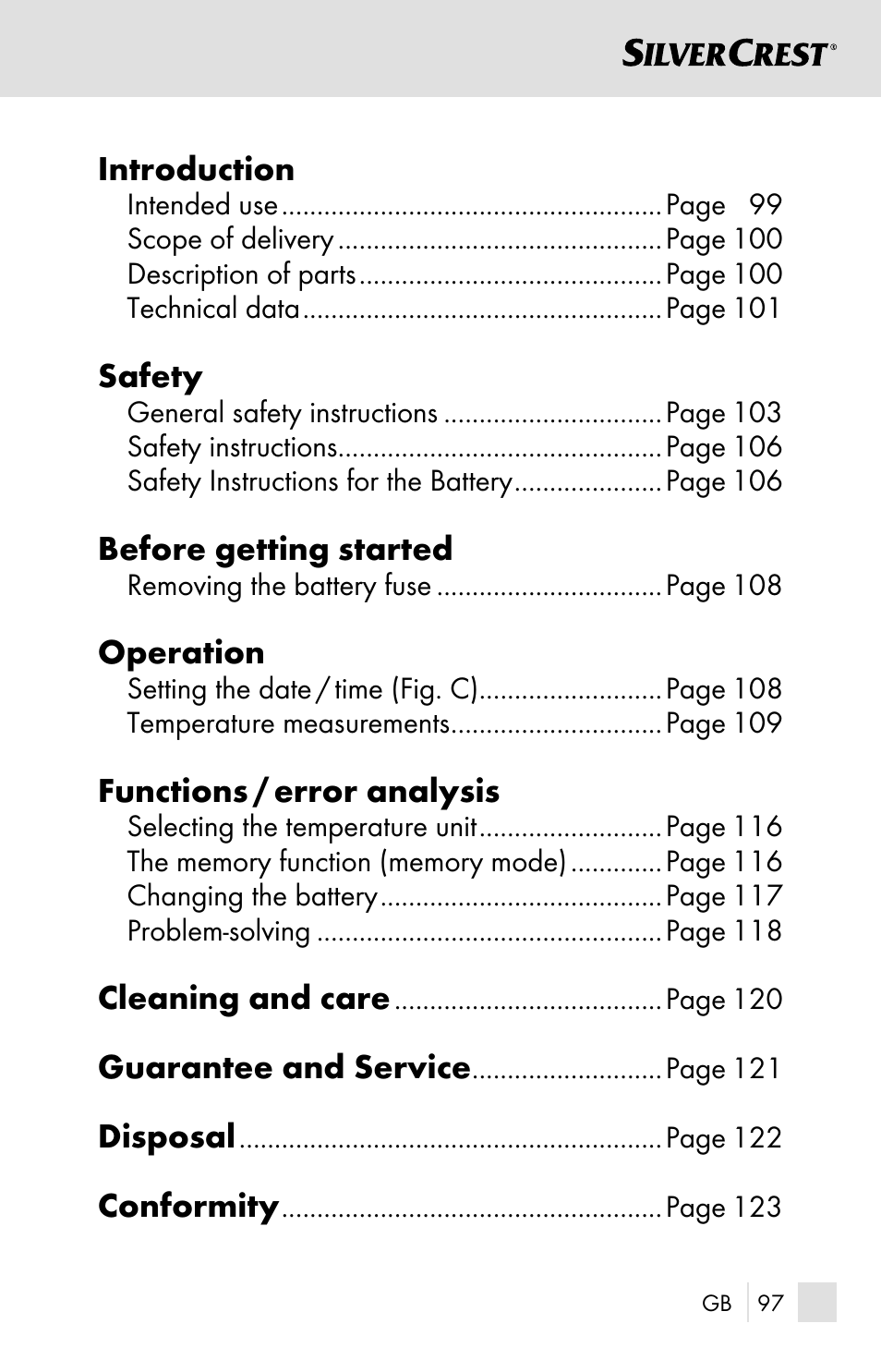 Silvercrest SSOT 6 B2 User Manual | Page 97 / 125