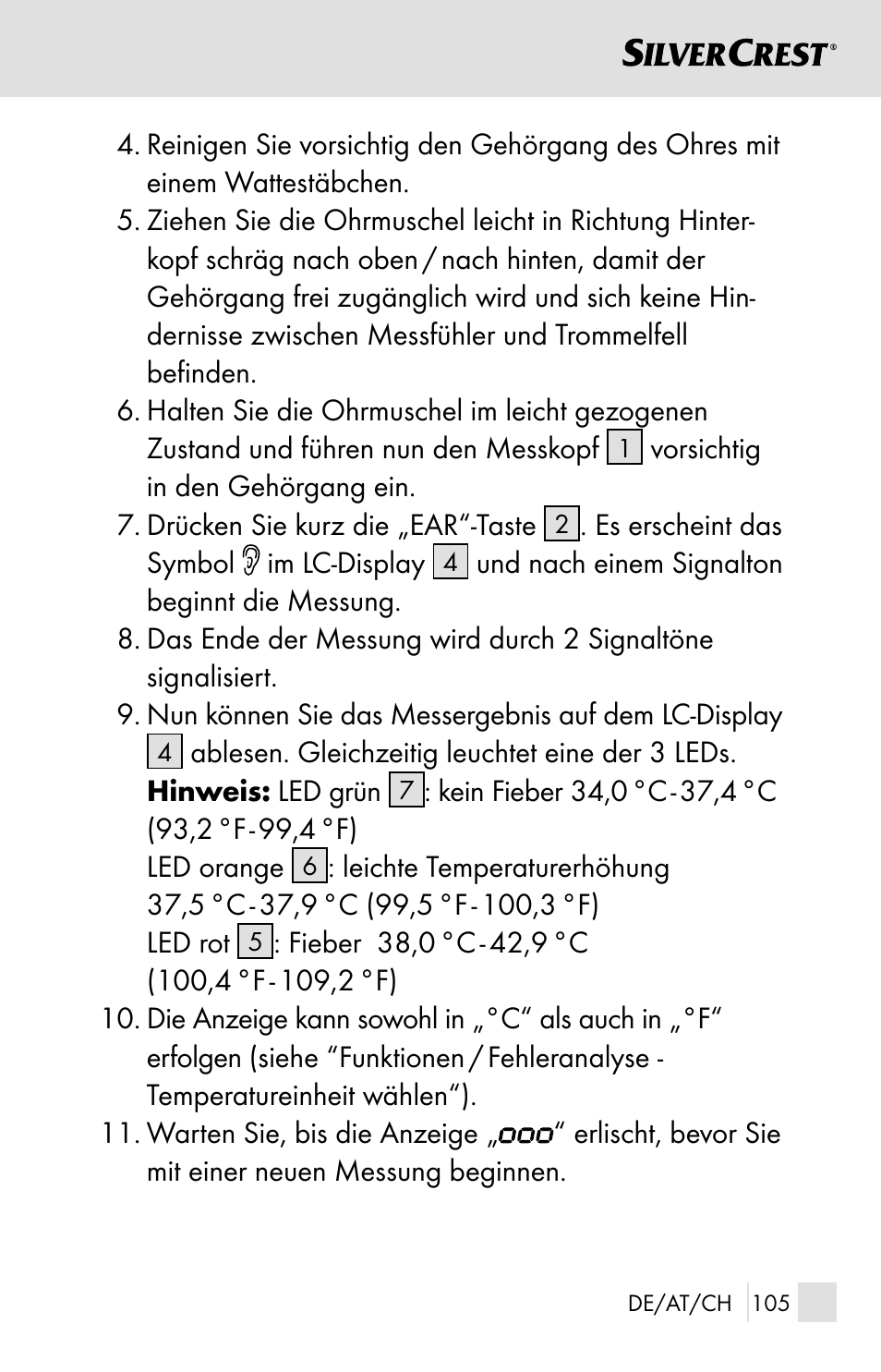 Silvercrest SSOT 6 B2 User Manual | Page 105 / 121