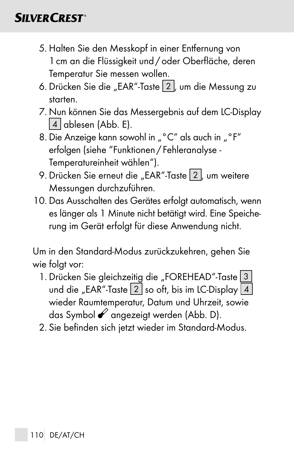 Silvercrest SSOT 6 B2 User Manual | Page 110 / 121