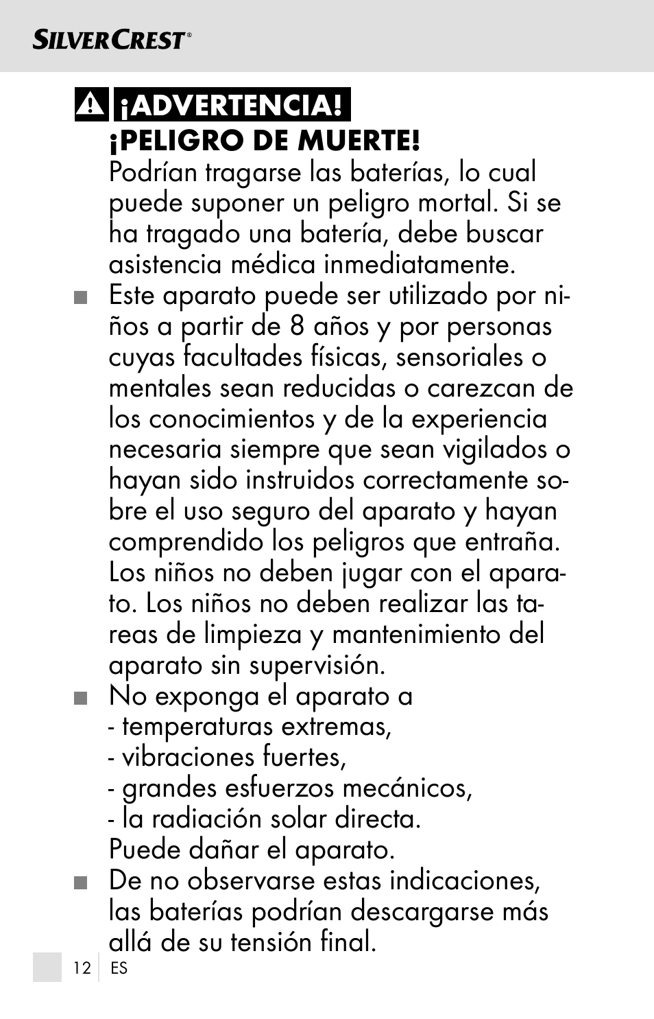 Silvercrest SSOT 6 B2 User Manual | Page 12 / 121