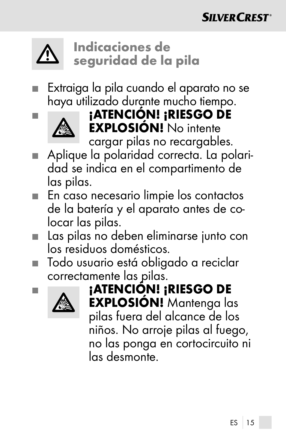 Silvercrest SSOT 6 B2 User Manual | Page 15 / 121
