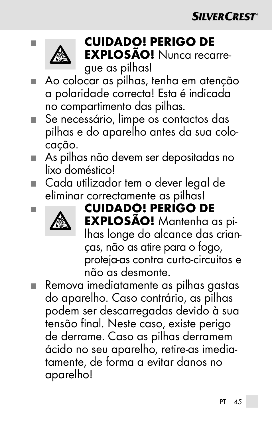 Silvercrest SSOT 6 B2 User Manual | Page 45 / 121