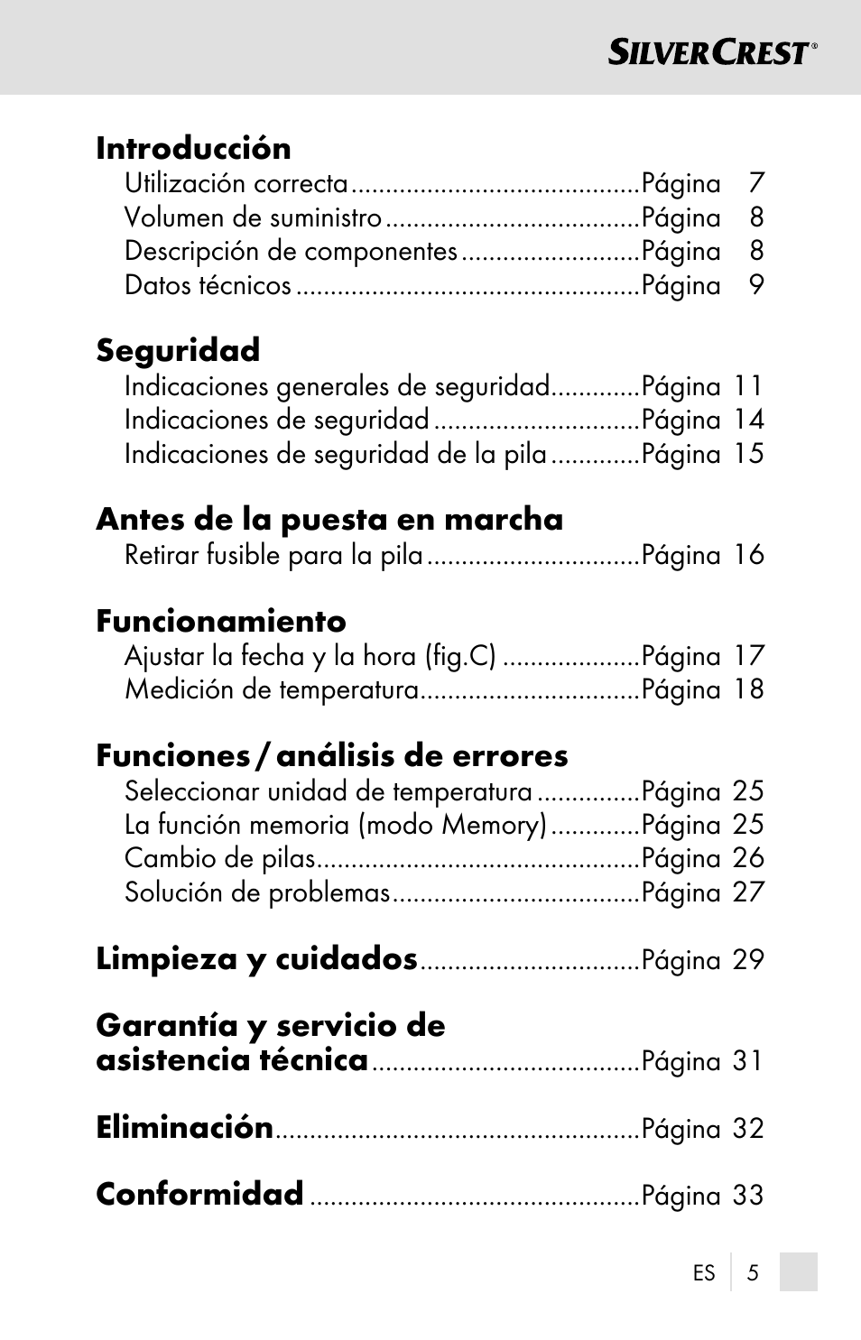 Silvercrest SSOT 6 B2 User Manual | Page 5 / 121