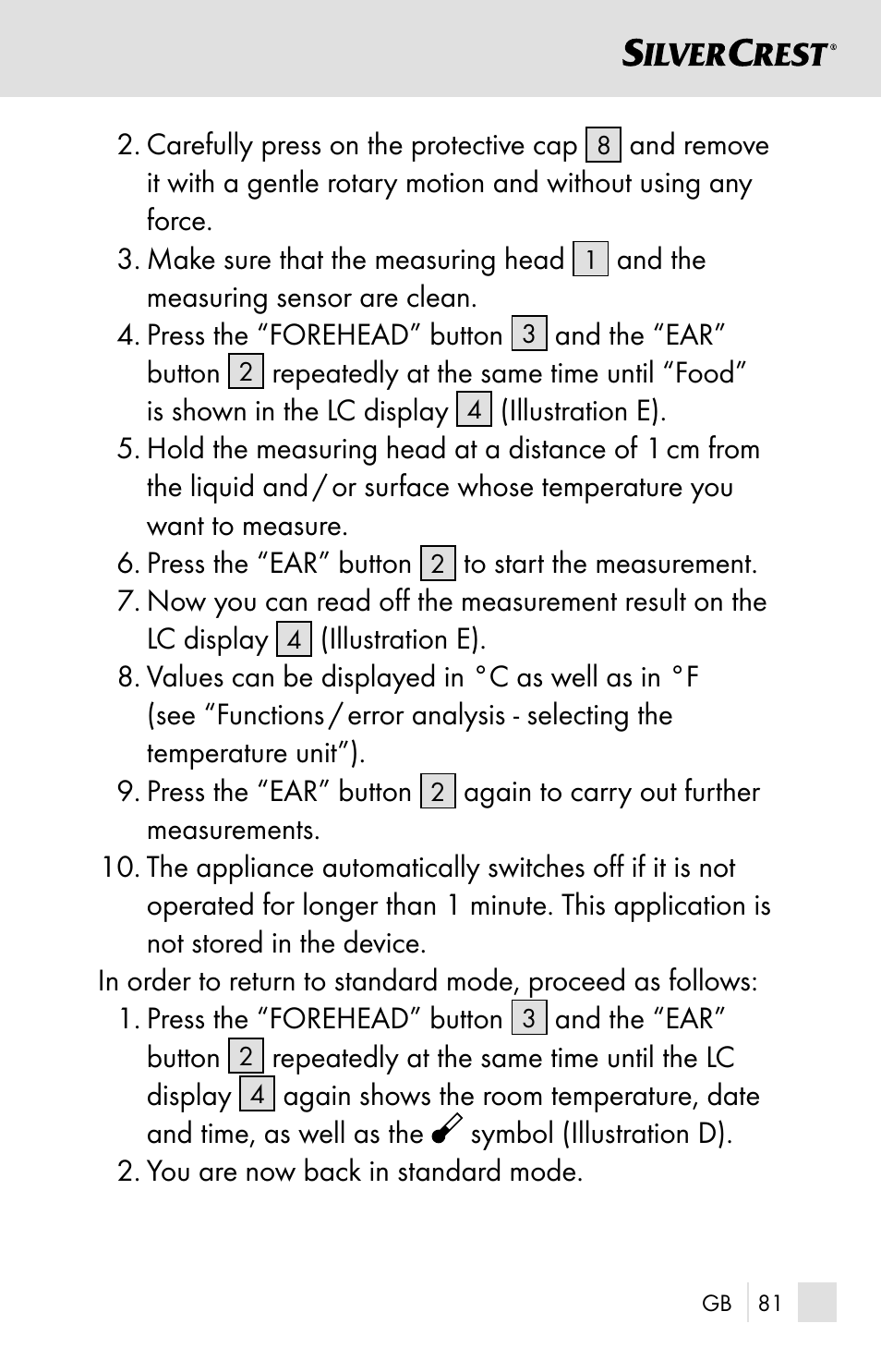 Silvercrest SSOT 6 B2 User Manual | Page 81 / 121