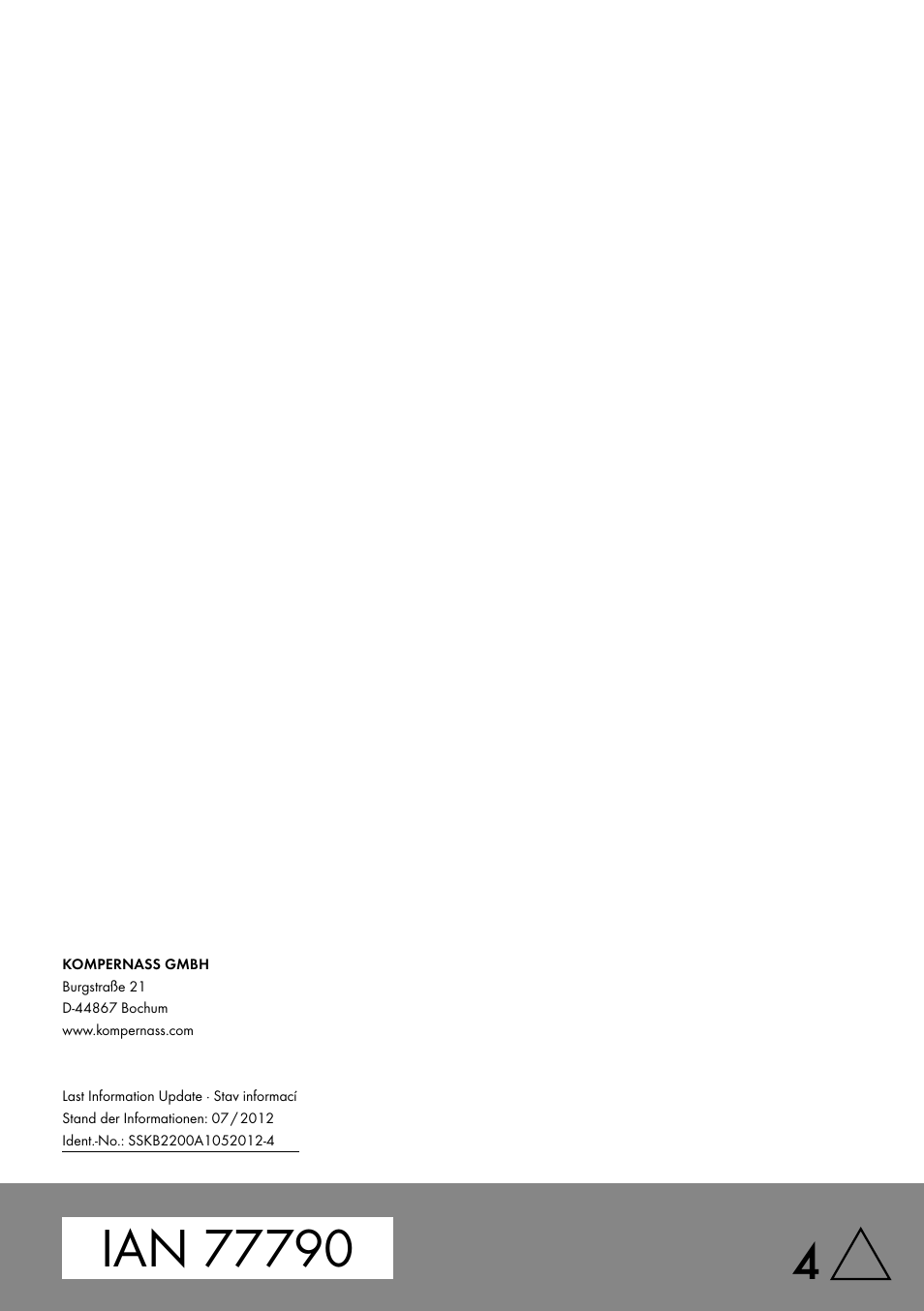 Silvercrest SSKB 2200 A1 User Manual | Page 40 / 40
