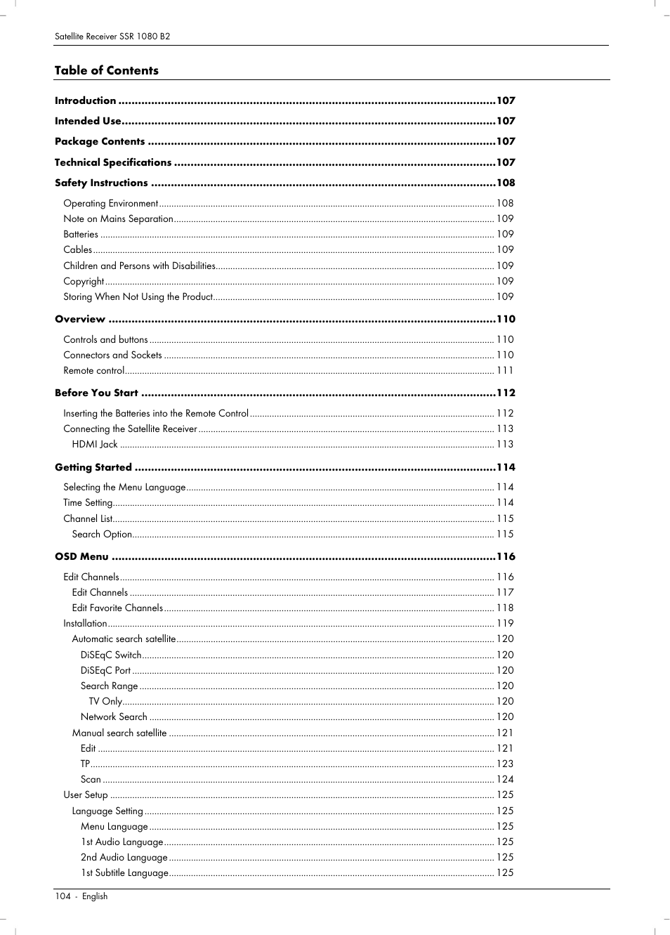 Silvercrest SSR 1080 B2 User Manual | Page 106 / 140