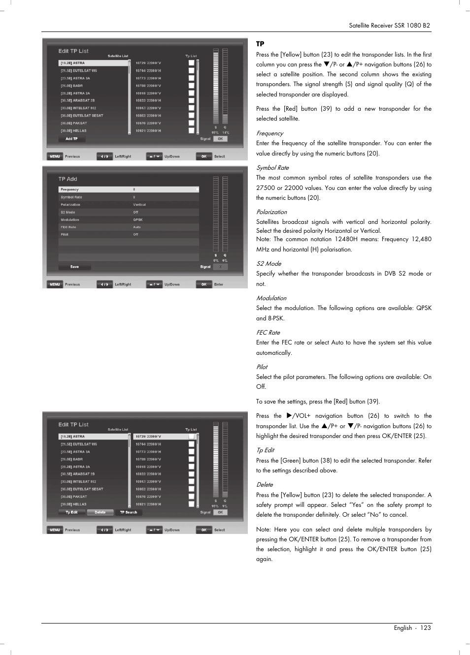 Silvercrest SSR 1080 B2 User Manual | Page 125 / 140